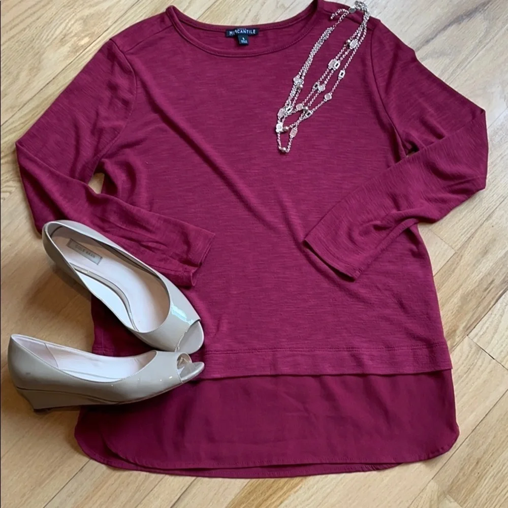 J. Crew top Mercantile long sleeved shirt